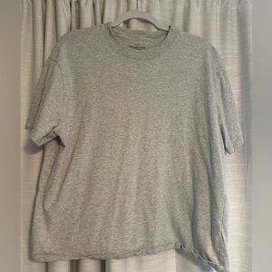 Abercrombie & Fitch Light Gray Short Sleeve Tee